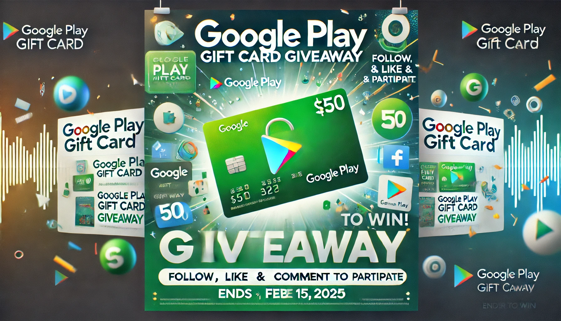 Google Play Gift Card Giveaway: 100% Working Methods