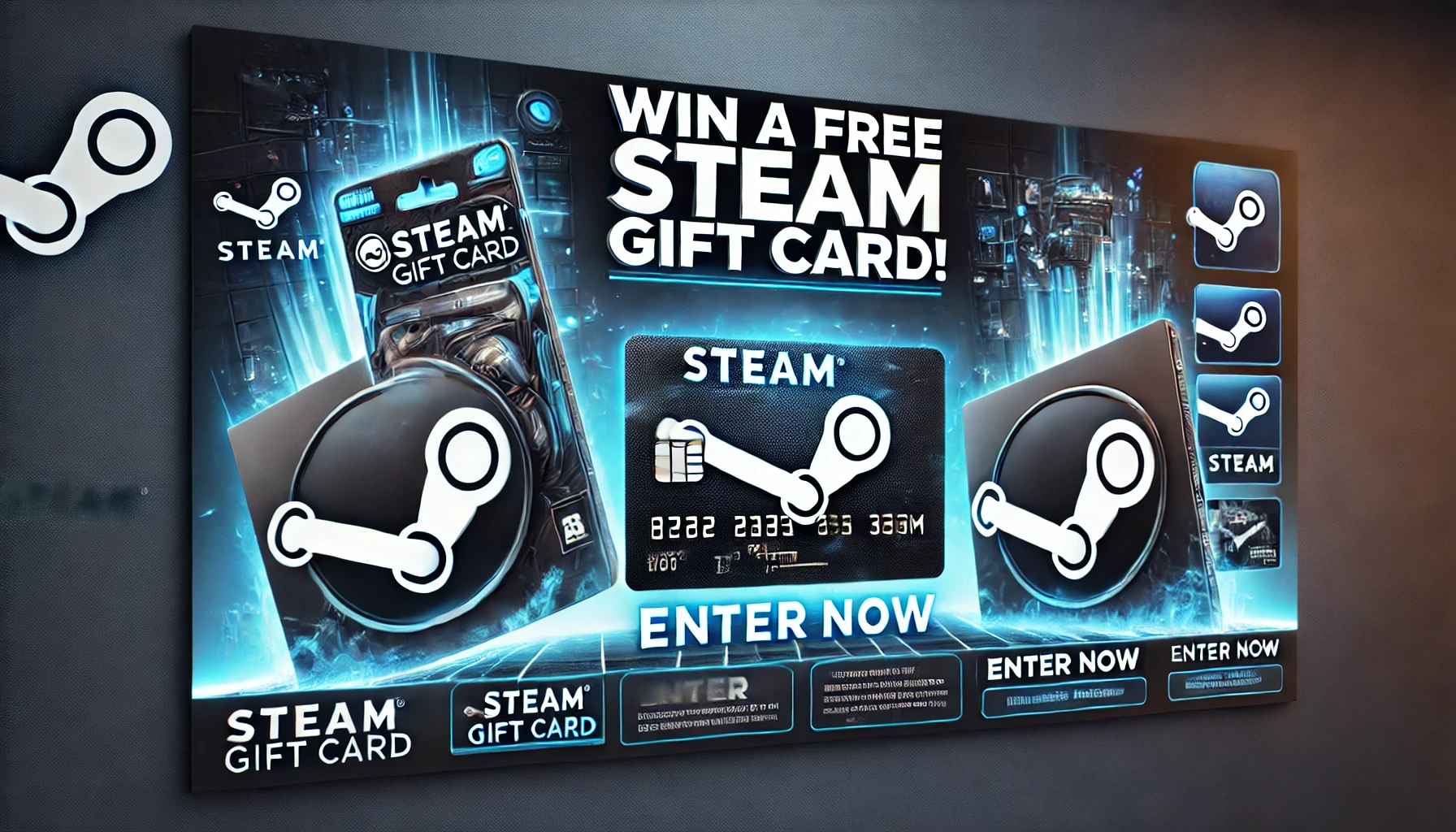 Steam Gift Card Giveaway – Get Free Games & Wallet Funds